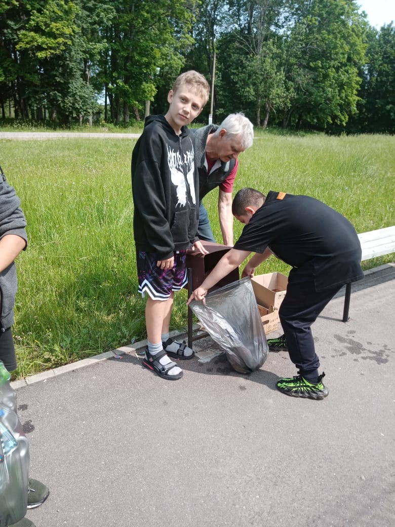 Акция &amp;quot;Чистое село&amp;quot;.