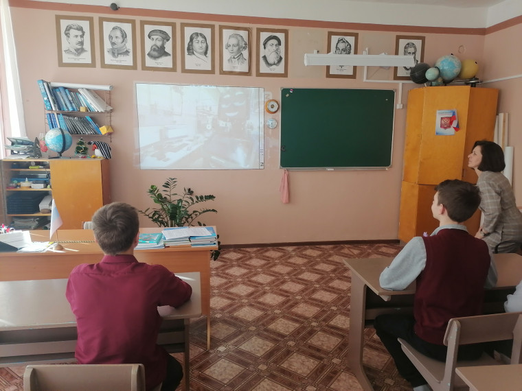 Занятие профориентационного курса «Россия – мои горизонты».